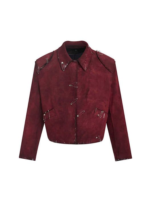 Abrigo Acolchado para Hombre con Forro Decorativo y Broches - Image 6