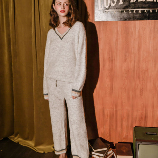 Pijama Mujer Escote V Suave - Conjunto Cómodo para Casa - Image 5