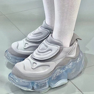 Zapatillas Casual con Plataforma Acolchada y Cierre Velcro - Image 3