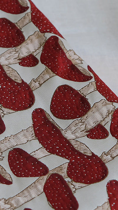 Tela Jacquard Estampada con Patrón de Champiñones Caricaturizados para Almohadas y Bolsas DIY - Image 8