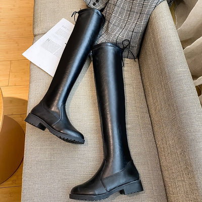 Botas Altas Over-the-Knee de Tacón Plano - Image 11