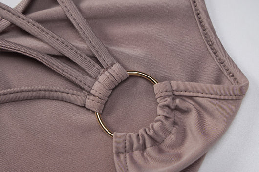Jumpsuit Deportivo Mujer Escote V Espalda Descubierta Ajustado - Image 19