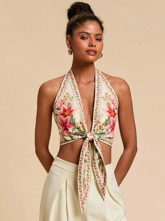 Blusa Estampada sin Espalda para Mujer - Diseño Casual y Moderno - Image 12