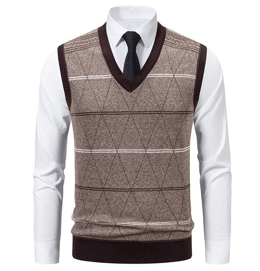Chaleco Pullover Acolchado para Papá - Diseño Diamante Cálido - Image 13