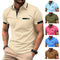 Polo Casual Hombre con Bolsillo Decorativo y Solapa - Camisa Business