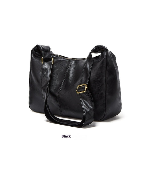 Bolso Tote Retro de Gran Capacidad en Colores Sólidos para Mujer - Image 7