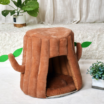 Cama Nido Acolchada para Gatos - Casa Confortable con Diseño Acogedor - Image 3