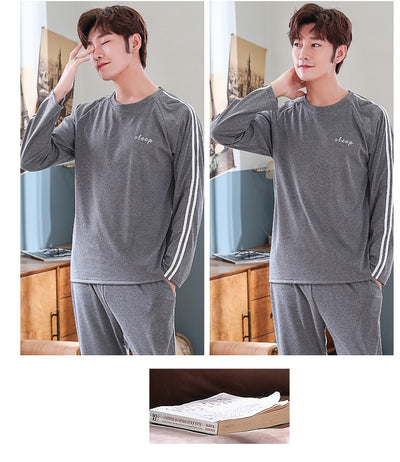Pijama Casual Talla Grande Hombre Primavera Verano Tela Ligera - Image 22