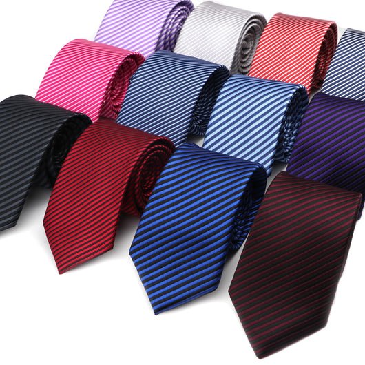 Corbata de Rayas Clásica Británica para Hombre - Image 27