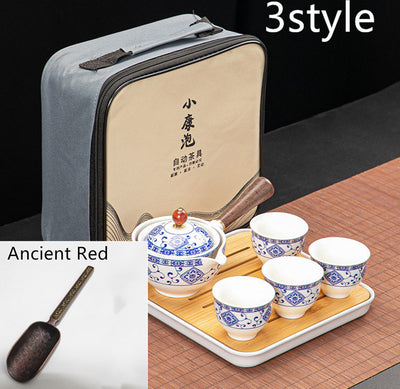 Juego de Té Xiaoyao con Tetera Giratoria 360° - Image 43