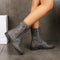 Botas Casuales para Mujer con Cierre Lateral y Cordones