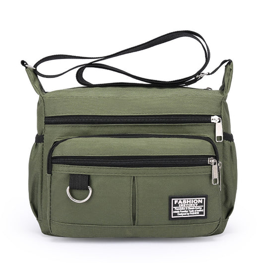 Bolso Mensajero Outdoor Multicapa con Cierre de Cremallera - Image 8