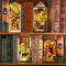 Estantería Decorativa Puzzle Ruolai - Organizador de Libros Modelo 3D