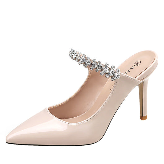 Tacones Altos Puntiagudos con Strass Europeos y Americanos - Diseño Sexy con Abertura Trasera - Image 8
