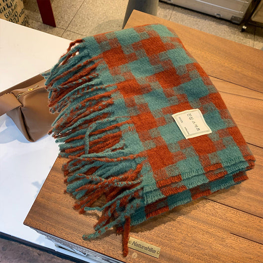 Bufanda Térmica de Hilo Hilado para Otoño e Invierno - Image 22