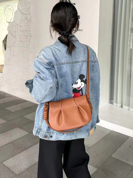 Bolso Bandolera de Cuero Suave - Compacto y Elegante - Image 15
