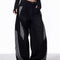 Pantalones Jeans Anchos Efecto Vintage con Costuras a Rayas para Mujer