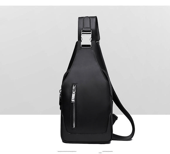 Bolso Mensajero Oxford para Hombre con Bolsillo Frontal
