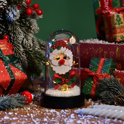Árbol de Navidad LED con Pantalla de Cristal y Flores Decorativas - Image 23