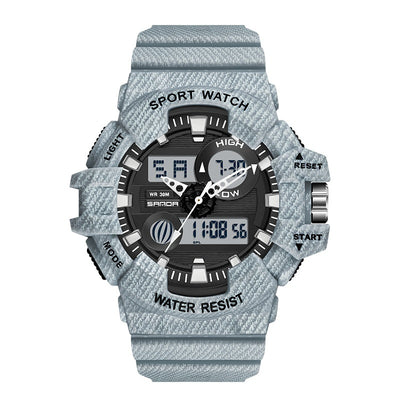 Reloj Deportivo Digital Dual Display Pantalla Grande Luminoso Resistente al Agua Unisex - Image 25