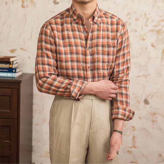 Camisa de Lino Manga Larga Casual Young - Image 11