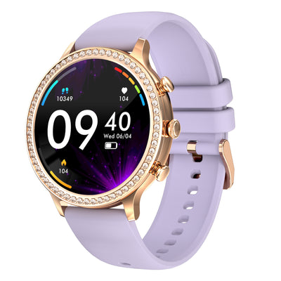 Reloj Inteligente para Mujer con Llamadas Bluetooth y Correa de Silicona - Image 3