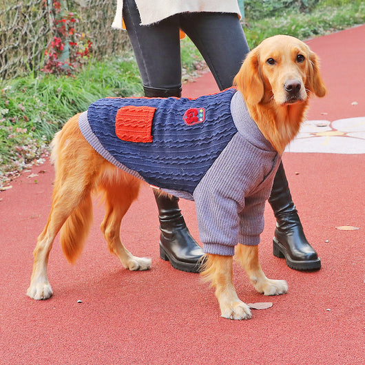 Suéter Térmico para Perros Grandes - Abrigo Invernal Grueso
