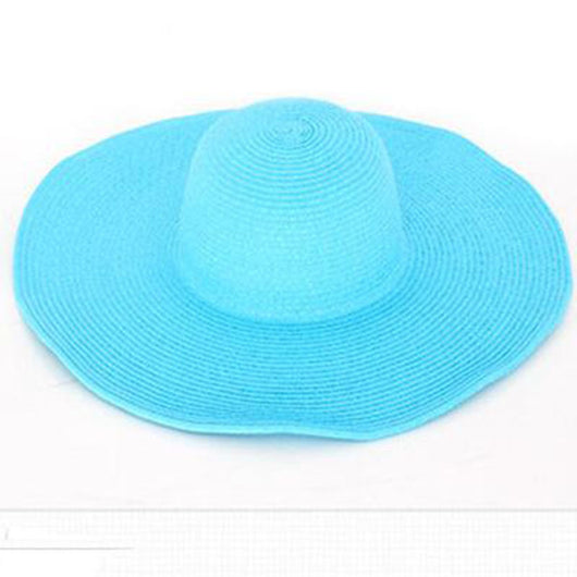 Sombrero de Paja Protector Solar Coreano - Ideal para Playa y Paseos de Verano - Image 9