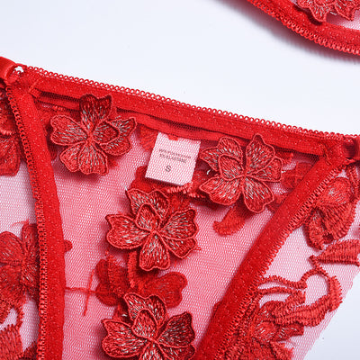Conjunto Romántico de Encaje Floral Transparente - Image 28