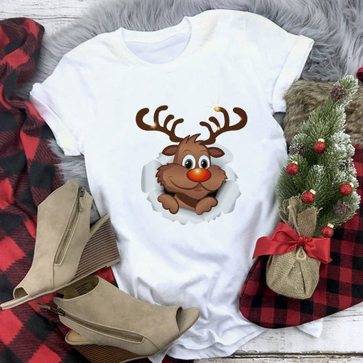 Playera Navideña Estampado Santa Claus - Diseño Casual Unisex - Image 7