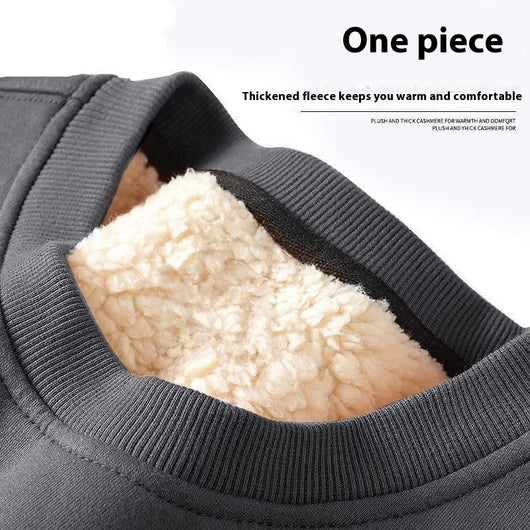 Sudadera con Capucha de Cuero de Cordero para Hombre - Image 2