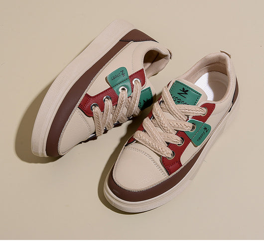 Tenis Blancos Plataforma Estilo Coreano - Comodidad Premium para Mujer - Image 13