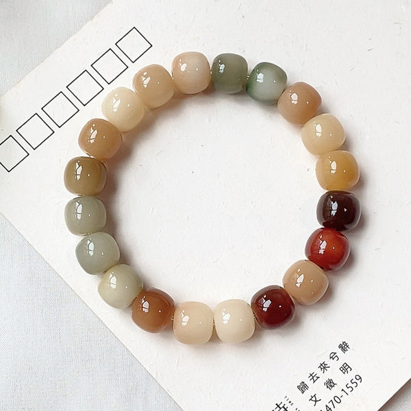 Pulsera de Jade Blanco Bodhi para Dedo - Elegancia y Espiritualidad