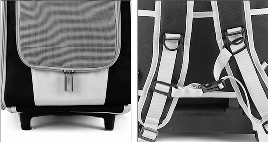 Mochila Transportadora Respirable para Mascotas con Ruedas - Image 11