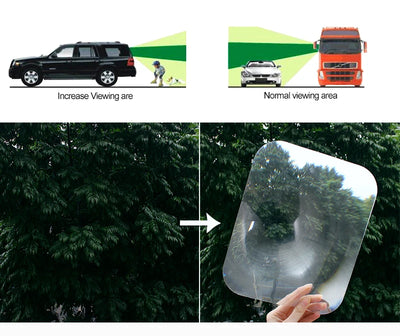 Espejo de Estacionamiento Gran Angular Transparente para Auto - Image 9