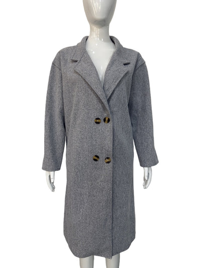 Abrigo Retro Slim Estilo Audrey Hepburn de Lana para Mujer - Image 7