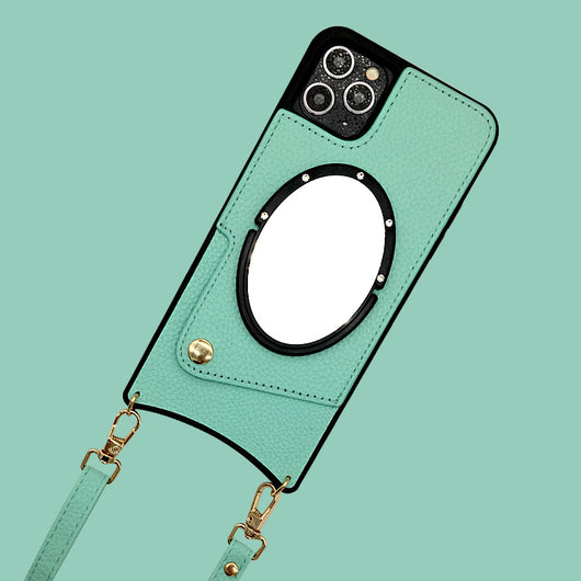 Funda Diagonal para Celular con Bolsillos de Tarjeta y Correa - Image 24