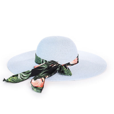 Sombrero de Paja con Cintas de Gasa - Image 10