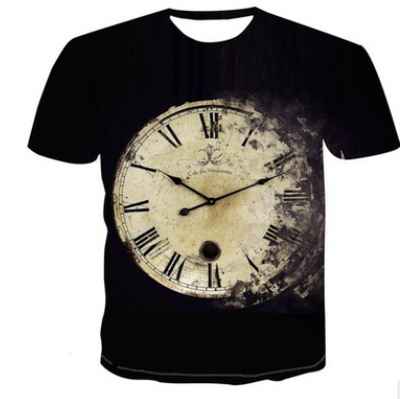 Playera Suelta Impresa en 3D sin Cuello - Diseño Tendencia - Image 7