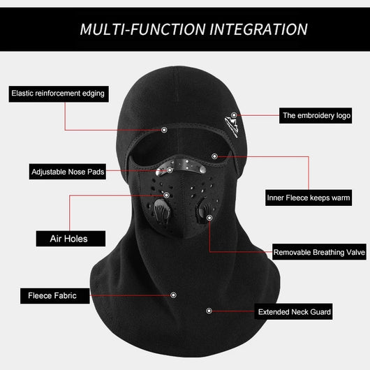 Máscara de Protección Facial Completa para Ciclismo y Deportes al Aire Libre - Image 5