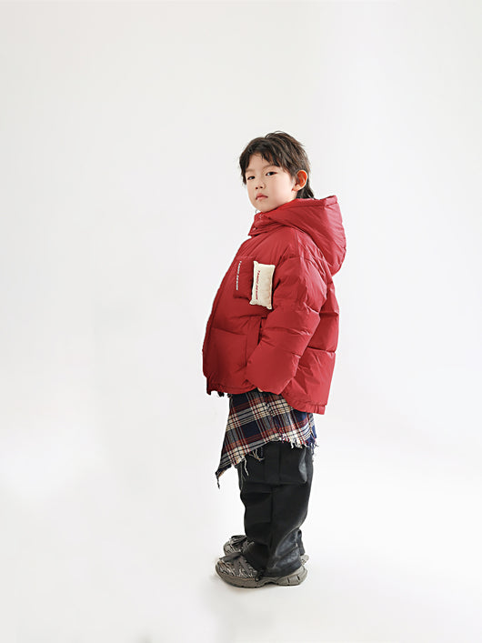Abrigo de Plumón de Pato Blanco para Niños - Calidez Invernal Premium - Image 21