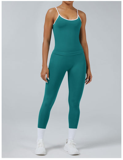 Chaleco Deportivo Mujer Espalda Descubierta Contraste de Colores - Image 28