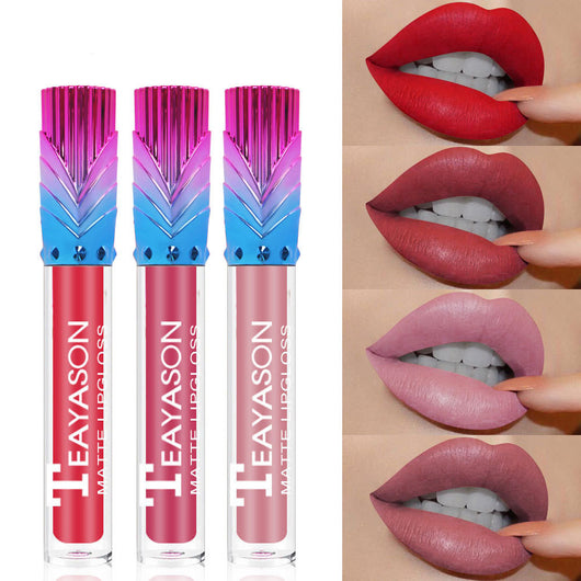 Labial Glaseado Rojo Intenso de Larga Duración - Fórmula Antiadherente - Image 17