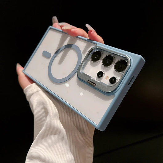 Funda Magnética para Celular con Marco de Lente y Soporte Metálico - Image 13