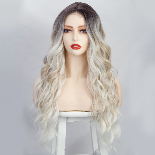 Peluca Frontal de Encaje Estilo Europeo y Americano para Mujer - Image 10