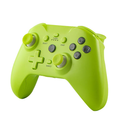 Blue Bluetooth wireless game controller with black joysticks and buttons for Android, iOS, PC, and Switch. - Image 7