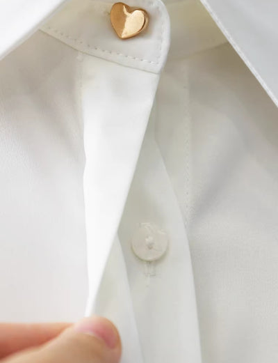Blusa Blanca Manga Corta para Mujer - Diseño Exclusivo - Image 3