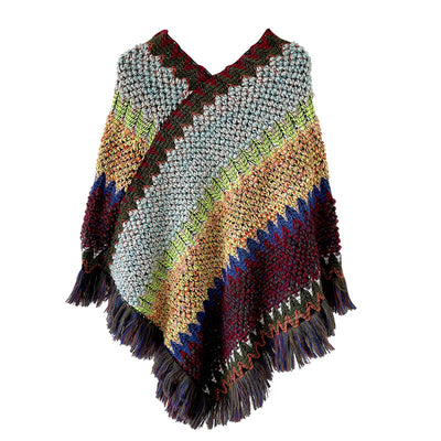 Pañuelo Étnico Térmico Irregular para Cabeza - Bufanda Versátil para Mujer - Image 5