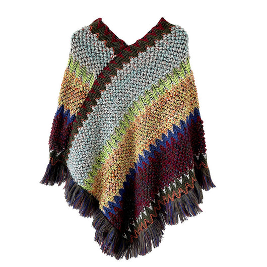 Pañuelo Étnico Térmico Irregular para Cabeza - Bufanda Versátil para Mujer - Image 5