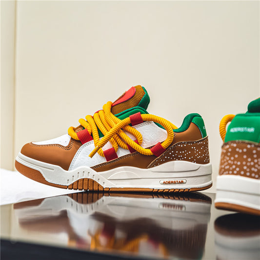 Tenis Retro Altos Hamburg Fries para Deportes y Estilo Casual de Verano - Image 2